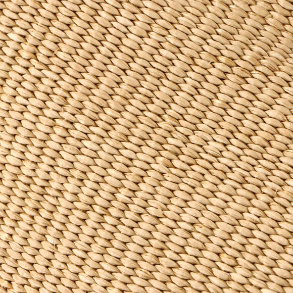 Saint Laurent Large Rive Gauche Shopper Tote Raffia with Canvas - Picture 7 of 7